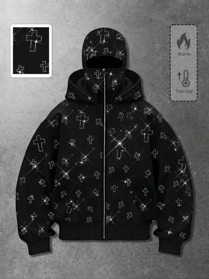 fur zip up hoodie y2k - TikTok Shop