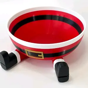 Christmas candy bowls - Christmas party decorations - table center piece