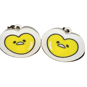 Gudetama 3D Printed Couples Matching Keychain - Perfect for Couples