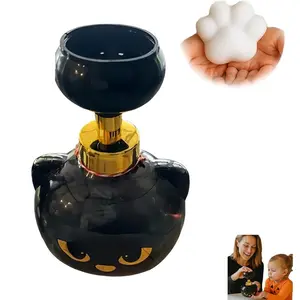 Cute Cat Paw Foam Soap Dispenser, Fun Flower Design, Ideal Gift for Cat Lovers, Suitable for Bathroom & Kitchen Use