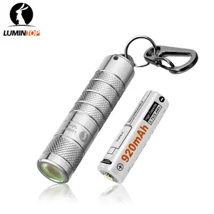 LUMINTOP Silver Fox EDC Flashlight, 760 Lumens, 5 Modes, Strong Magnetic Tailcap, Perfect for Outdoor Adventure, Camping, Hiking, Emergencies, and Everyday Carry with AA Type-C Rechargeable Battery