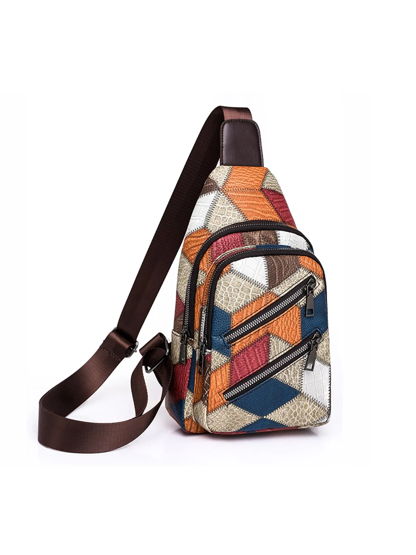 Women's Fashion Leopard Pattern Zipper Fanny Pack, Casual Versatile Sling Bag for Daily Used, Trendy All-match Commuter Bag for Women & Girls, Back to