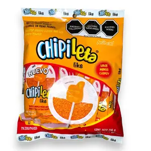 Chipileta Mango & Chamoy Flavored Lollipop with Dipping Candy Powder