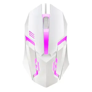 E-Sports USB Wired Mouse Colorful LED Gaming Mouse 5000 DPI Wired Mice Optical Wired Gamer Mouse for Desktop Laptop PC Computer kebidumei