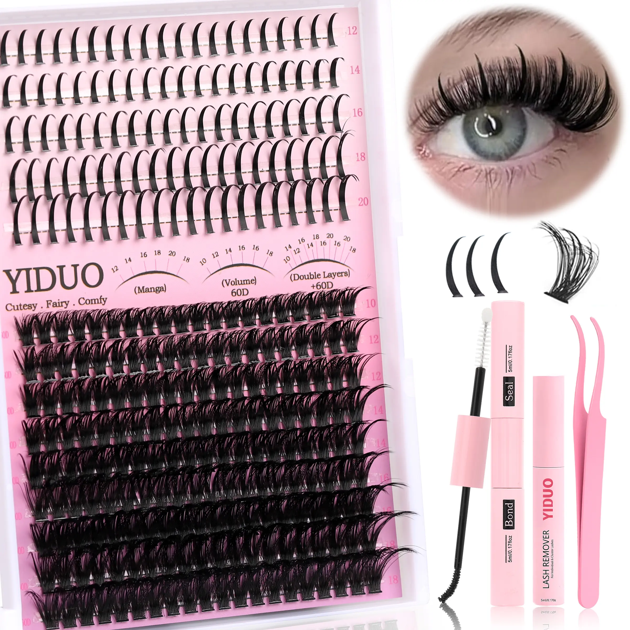60D Spikes Lash Kit
