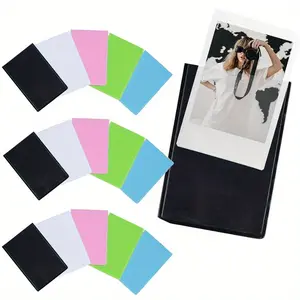 Set of 15 Mini 3 Inch Magnetic Pocket Picture Frame(5 colors), Magnetic Photo Frame for Refrigerator, Fridge Magnet Frame Decor for School, Office, Colorful