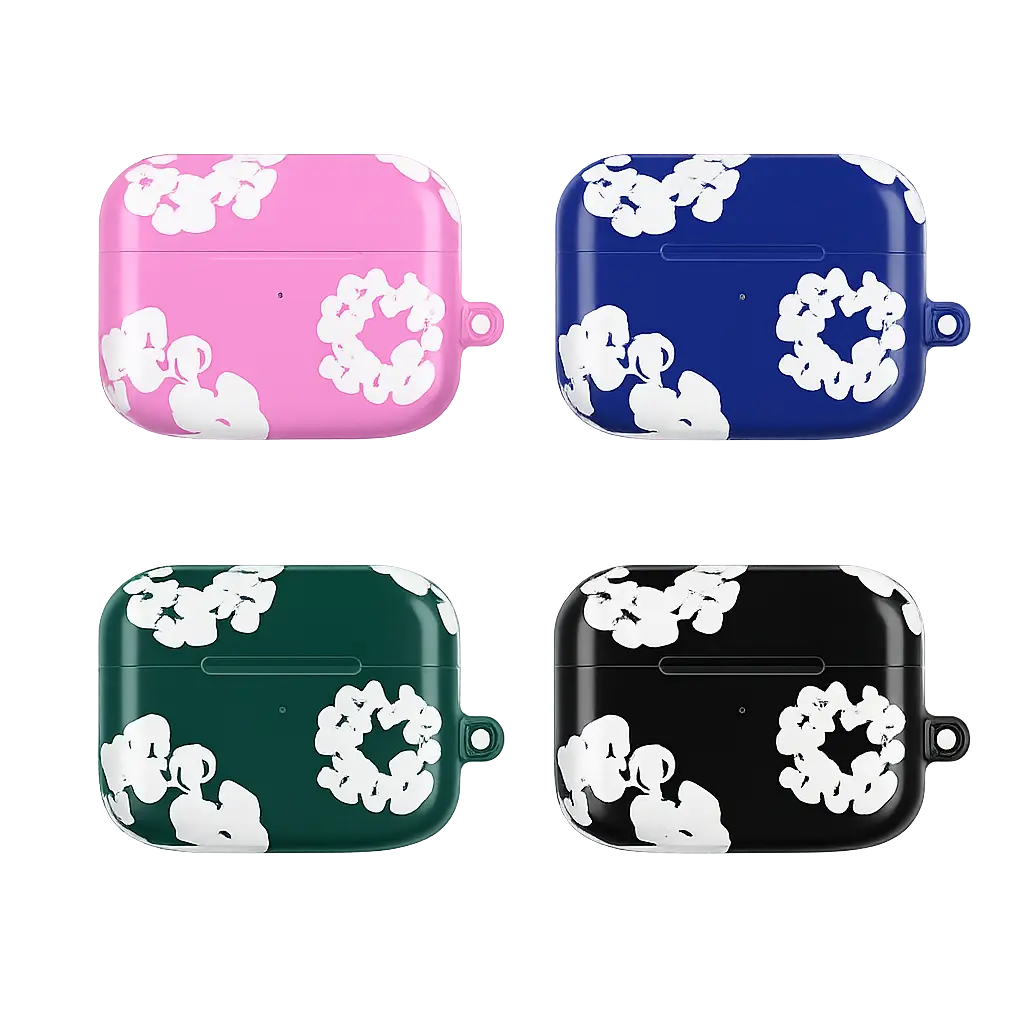 Vintage Denim AirPods Case, Streetwear, Denim Tear Style Airpods Case for Airpods Gen 1 2 3 4 & Pro 1, 2, 3