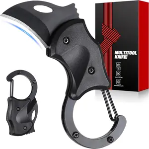 Gifts for Men Brother, Small Pocket Knife for Men, Christmas Stocking Stuffers, Self Defense Keychain, Box Cutter EDC Gadgets for Husband Him, Unique Gifts ldea for Camping Fishing Hiking