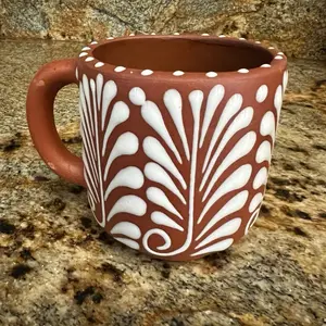JARRITOS cup hand painted Hand made Mexican pottery coffee mugs