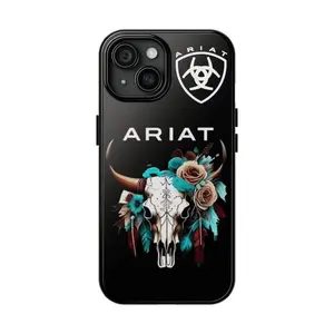 Ariat Bullhead Western Phone Case, Tough Phone Case, Summer Trendy Design, Gifts For Her, Popular and Trendy Phone Case
