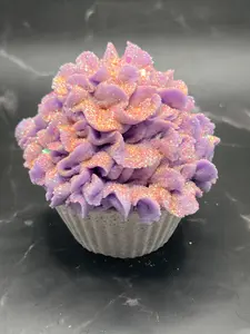 Bubble Bath Frosted Cupcake Bath Bomb