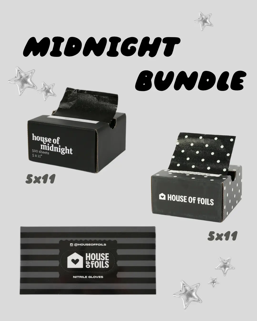 Midnight Bundle- Hair Foils
