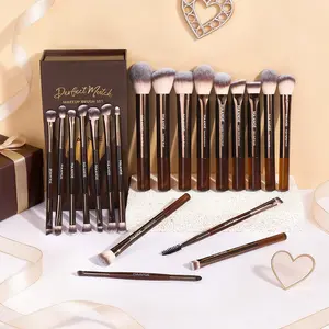 Maange 20-Piece Professional Makeup Brush Set Gift Box, Foundation Brush, Blush Brush, Powder Brush, Eyeshadow Brush, Mascara Brush, Contour Brush, Highlighter Brush