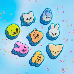 K-Pop SKZ Phone Grip, Cute Idol Animal Phone Holder, Kawaii Fan Phone Grip Stand, Magnetic Phone Accessory Gift