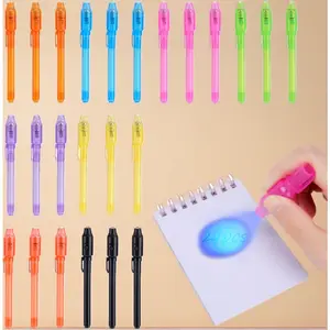 36PCS Invisible Ink Pen with UV Black Light Party Favor for Kids, Magic Marker for Secret Messages, Writing Information for Birthdays, Easter, for Students