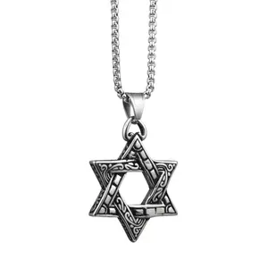 Obsessed Double Sided Star of David Titanium Steel 27.56 inch Durable Sleek Design Versatile Fit Statement Jewelry for Jewelry Lovers