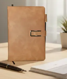 Vintage Soft Leatherbound A5 Notebook (Brown)