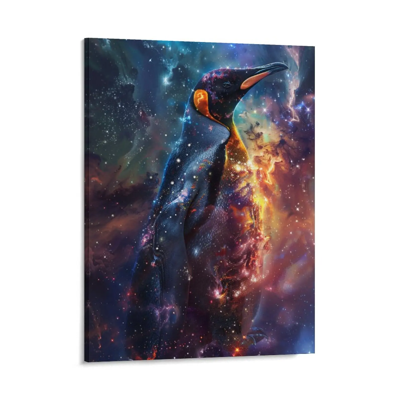 Cute Penguin Posters Wall Art Prints - Nature Aurora Animal Wall Decor for Home, Family, Office, and Festive Gifts