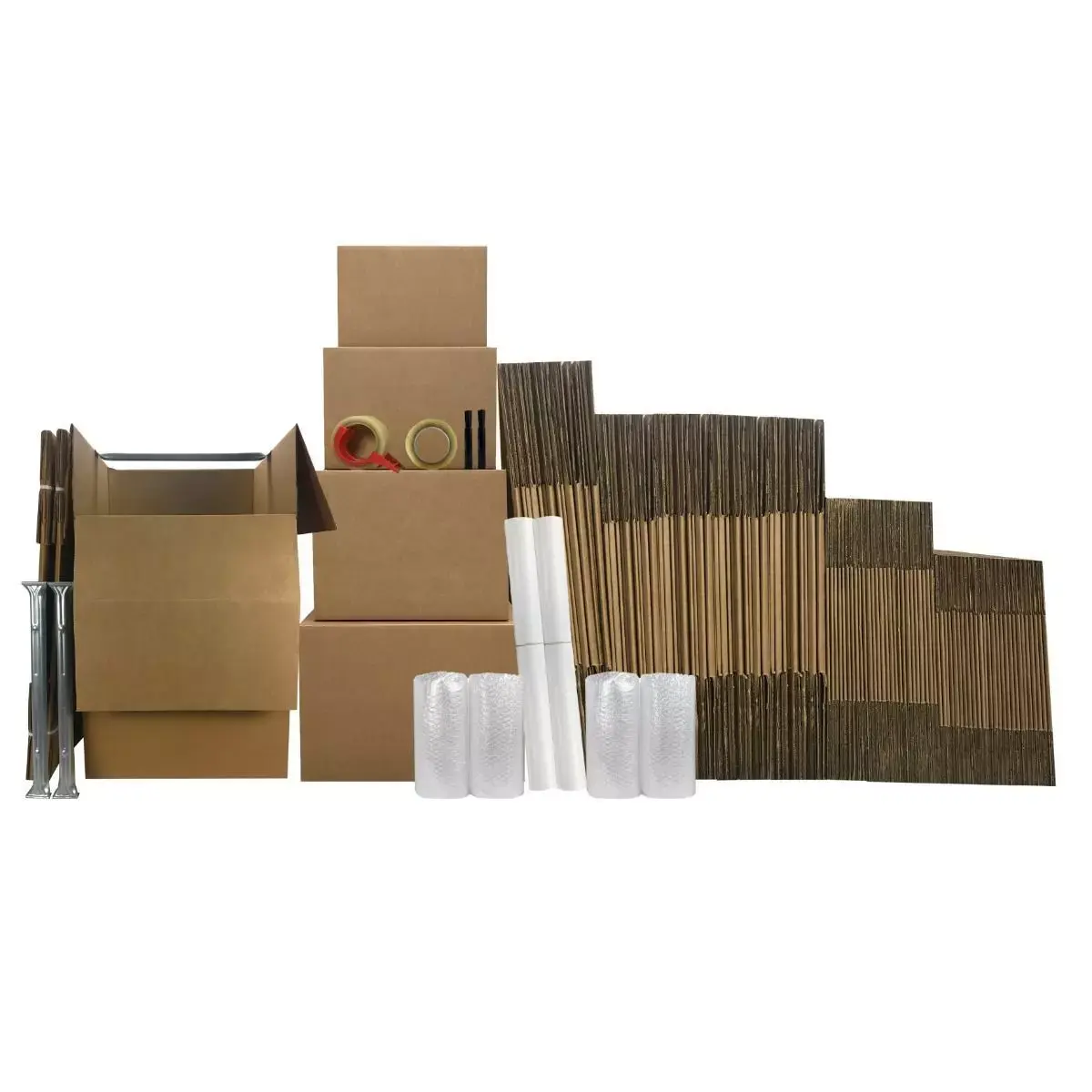 UBMOVE 8-Room Wardrobe Organiser Kit, 88 Moving Boxes & Home Storage Moving Supplies