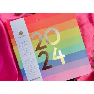 Rainbow 2024 Planner Binder | 42.0