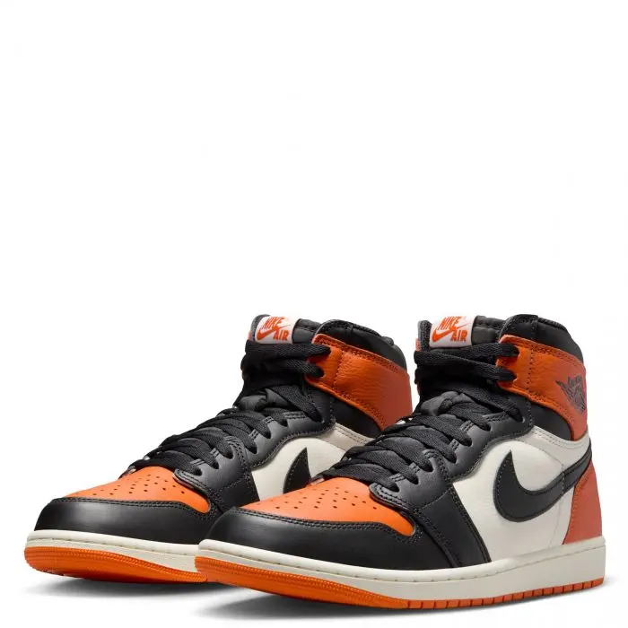 Men's 100% Authentic Brand-New Air Jordan 1 Retro High OG Shattered Backboard High Top Lace Up Basketball Shoes, Style Code DZ5485-008, US Sizes Including M9.5/W11, M8/W9.5