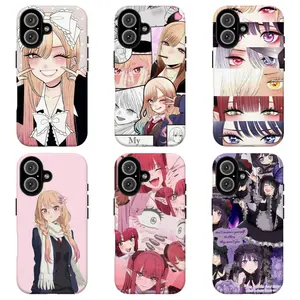 FL- Marin Kitagawa Cosplay Print Phone Case , Anime Aesthetic Shockproof Cover For iPhone 11 12 13 14 15 16 17 Air Pro Max for Samsung S26 S25 S24 S23 S22 S21 Case,Gift for her/him/fans
