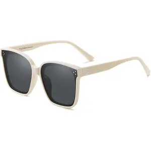 EyeconicFinds Oversized Polarized Square Sunglasses for Women Men Trendy Classic Simple Sunglasses B1068