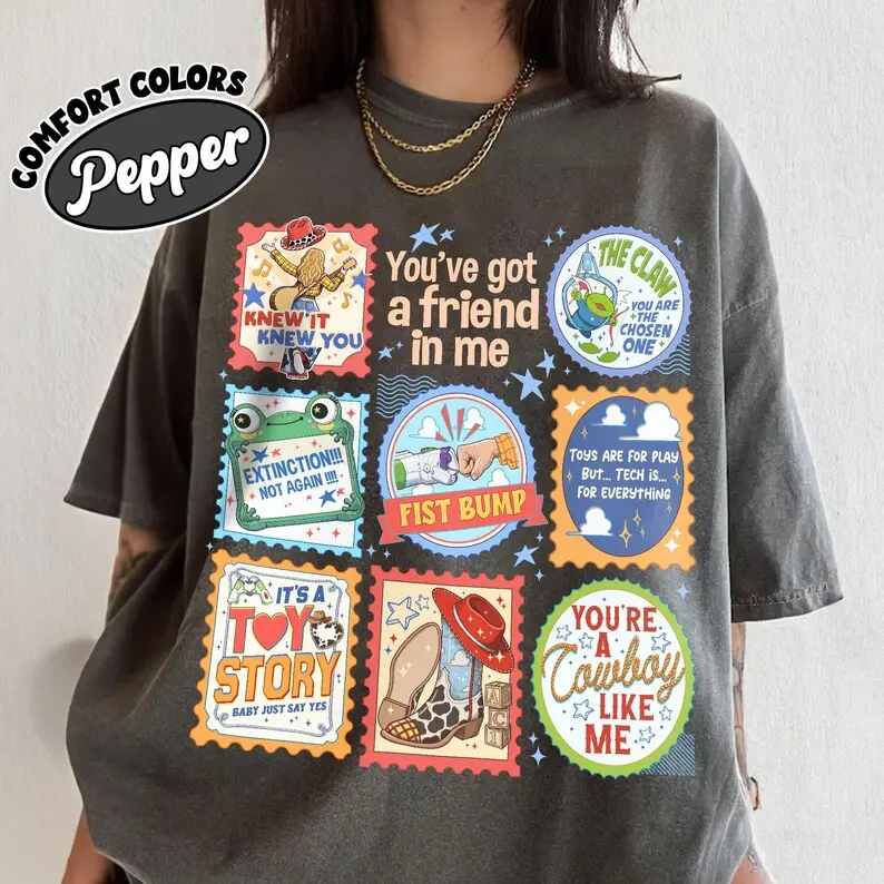 Comfort Colors Got A Friend In Me Shirt, Retro Friendship Theme Park Tee, Funny Matching Family Graphic Apparel