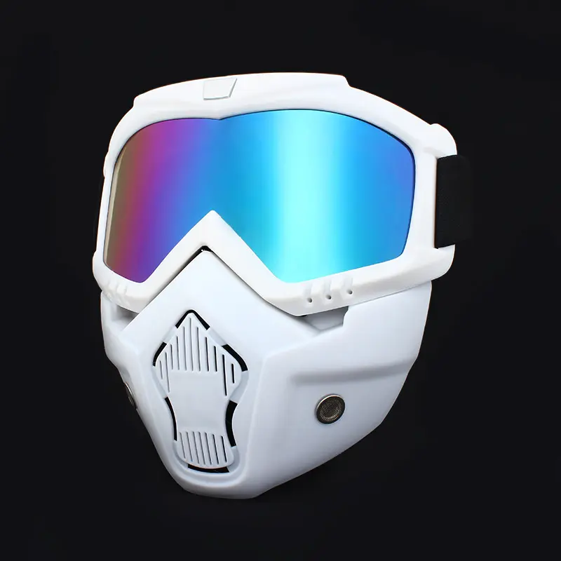 Unisex Oversized Ski Goggles - Mirrored Lens Windproof Outdoor Eyewear, Anti-Fog Protection for Snowboarding, Outdoor Riding Goggles, Sports Eyewear, Anti-Fog Lens, Fog Free