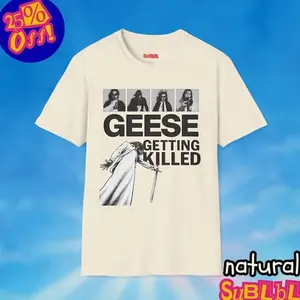 Geese Indie Rock Band Tee, Album-inspired graphic T-shirt, vintage music style. Unisex cotton tee for men & women, fan merch gift. R