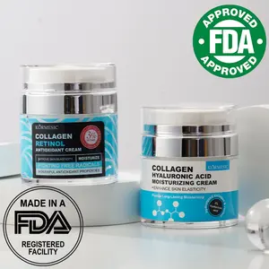 Triple Action Face Cream with Hyaluronic Acid & Peptides – Deep Moisture, Lift & Smooth Skin – Anti-Wrinkle Treatment for Youthful Glow