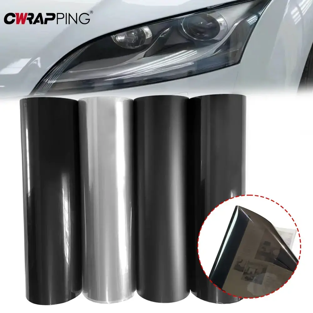 Car Lamp Film Auto Light Stickers Vinyl Tint Motorcycle Headlight Lamp Sticker Waterproof Sticker for Motorcycle Car Accessories
