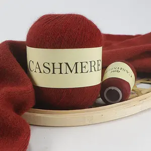 Cashmere Yarn, 2 Counts/set Including 50g Medium Thick Cashmere Thread*1 and 20g Baby Thread*1, Knitting Supplies, Soft Knit