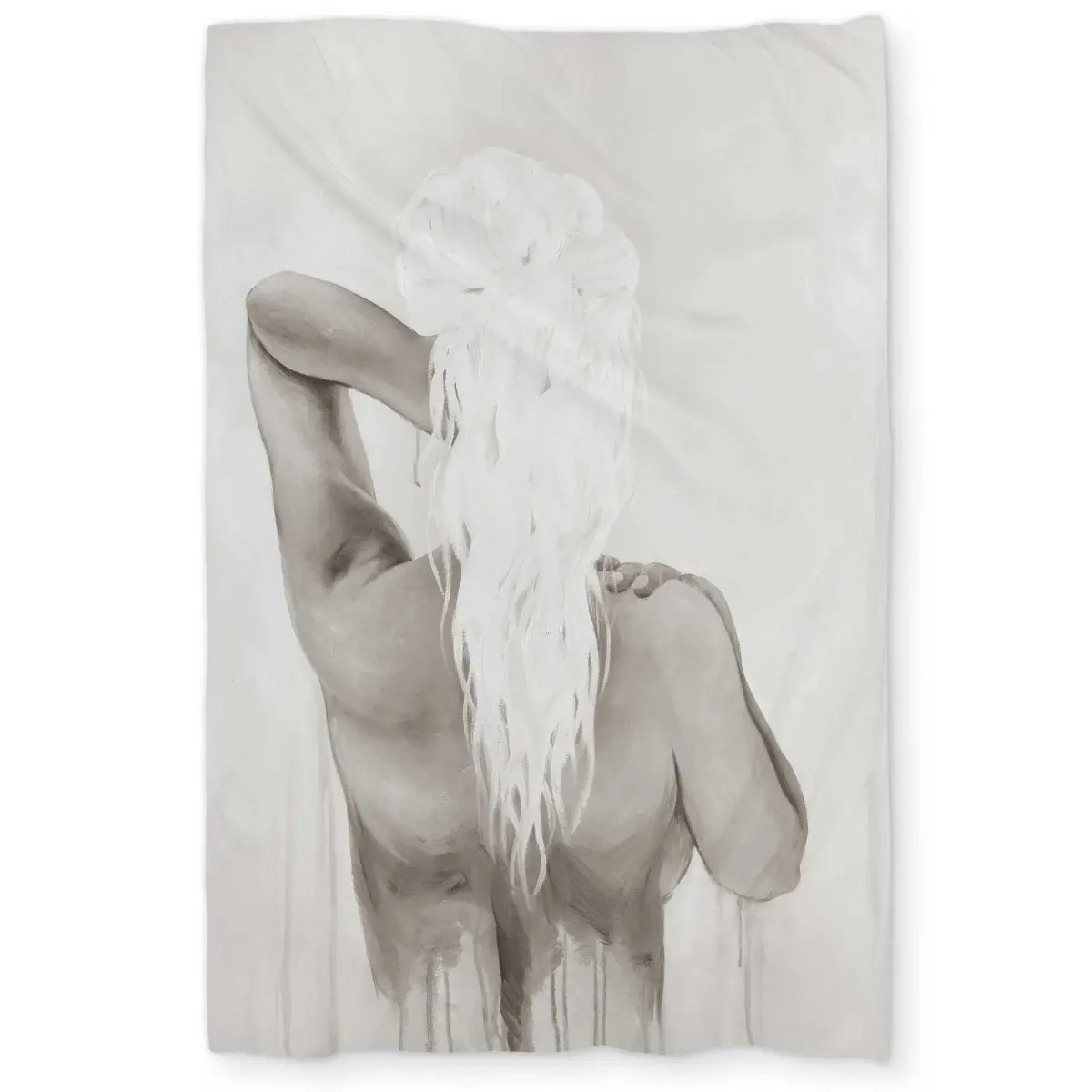 212 MAIN Twin Size Extra Long Duvet Cover Set - Modern Art Figurative Print, Dreamy Woman Design, Machine Washable Bedroom Bedding Set, Stylish Home Textile Accessory