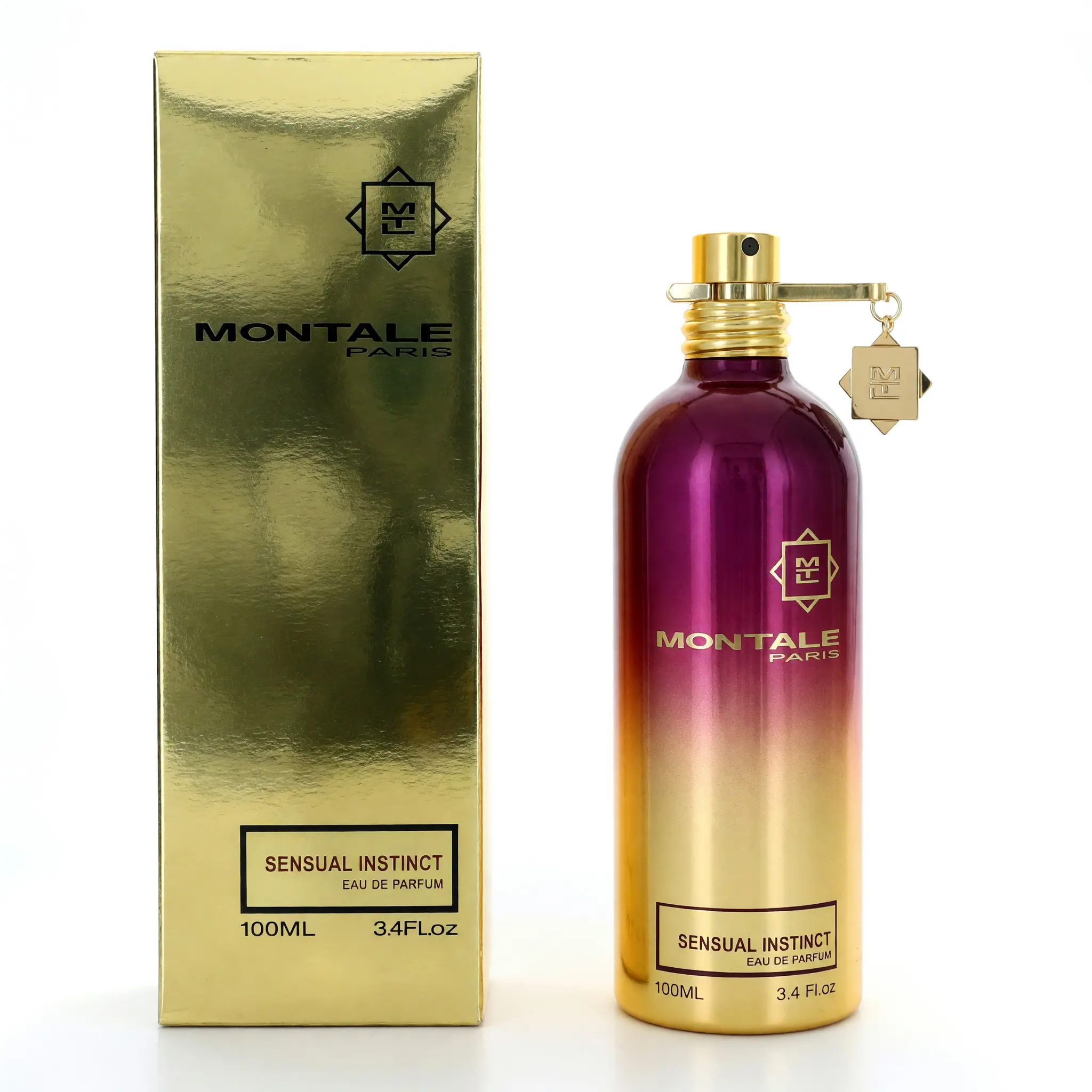 Montale Sensual Instinct Unisex 3.4 oz EDP Spray - Unisex Fragrances with French Coffee Scent, Amber Intense Profile, Aromatic Bottle, Roasted Coffee Beans Top Note, Top Note Is Roasted Coffee Beans