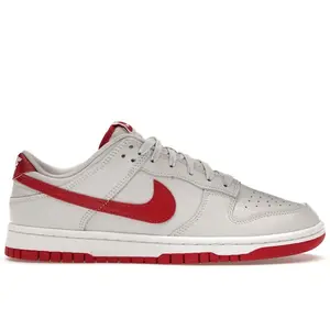 Nike Men's Dunk Low Vast Grey Varsity Red, from StockX