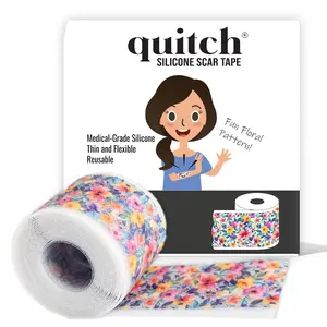 Quitch Silicone Scar Sheets for Surgical Scars, Silicone Scar Tape, C Section Recovery Must Haves, Scar Away Silicone, Tummy Tuck Recovery Must Haves, Postpartum Essentials Scar Treatment