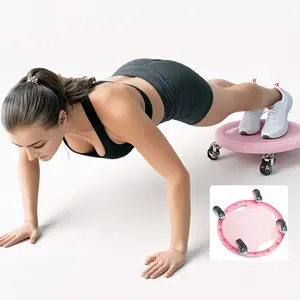 KYOUBY Portable Adjustable Sit Up Bar - 3 Strong Suction Cups, 1 Resistance Band, 4-Wheel Ab Roller Wheel - Sit Up Machine, Abdominal Core Stomach Trainer, At Home Gym Equipment, Home Workout Equipment for Strength Training,summervibes
