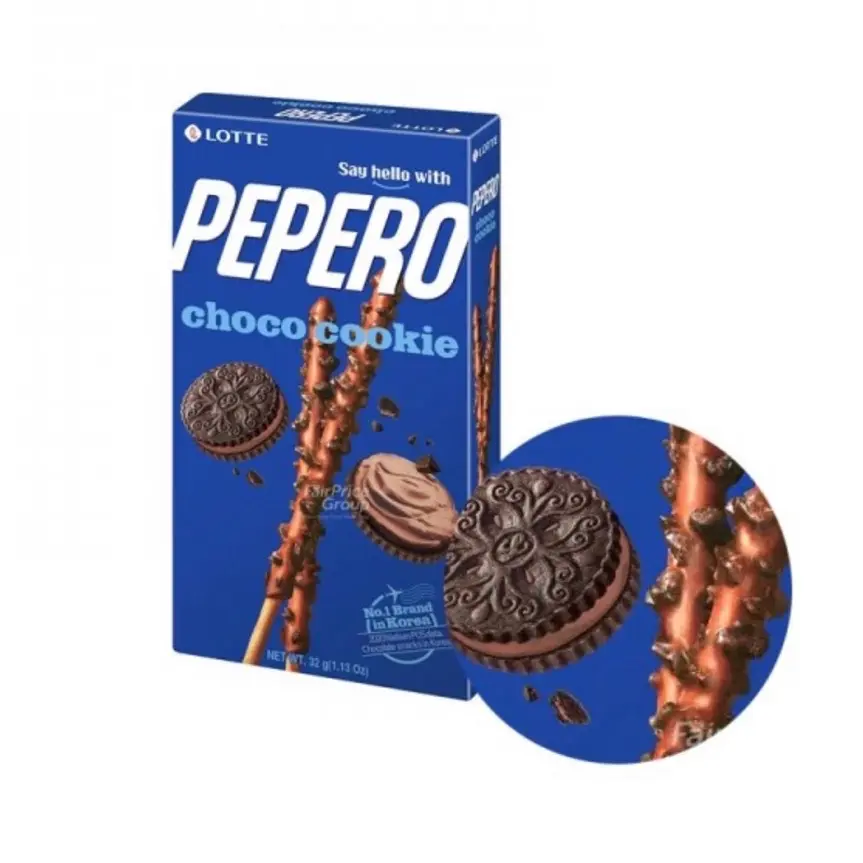 Korean Pepero Choco Cookie Chocolate-covered pretzel stick  Sweet Dessert Snack Biscuit Cooky