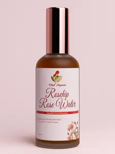 Vital Organic Rosehip Rose Water - Pure Natural Skincare Solution from Organic Rosehip & Rose Flowers for All Skin Types