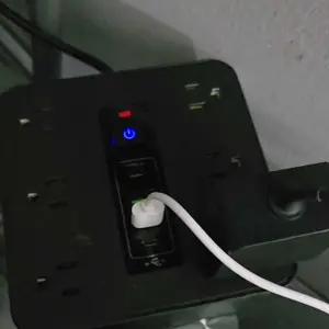 Power Strip with Surge Protection 12 AC Outlets 2 USB 2 Type-C Multifunctional Wall Outlet Extender for Office Home Travel US Plug Comprehensive Protection Flexible Installation Travel Friendly