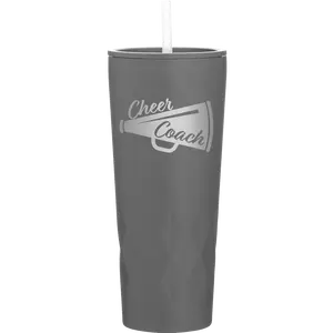 Cheer Coach 20.9 oz Tumbler | Slate