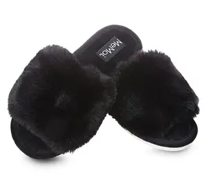 Memoi The Bette Plush Slide Slipper