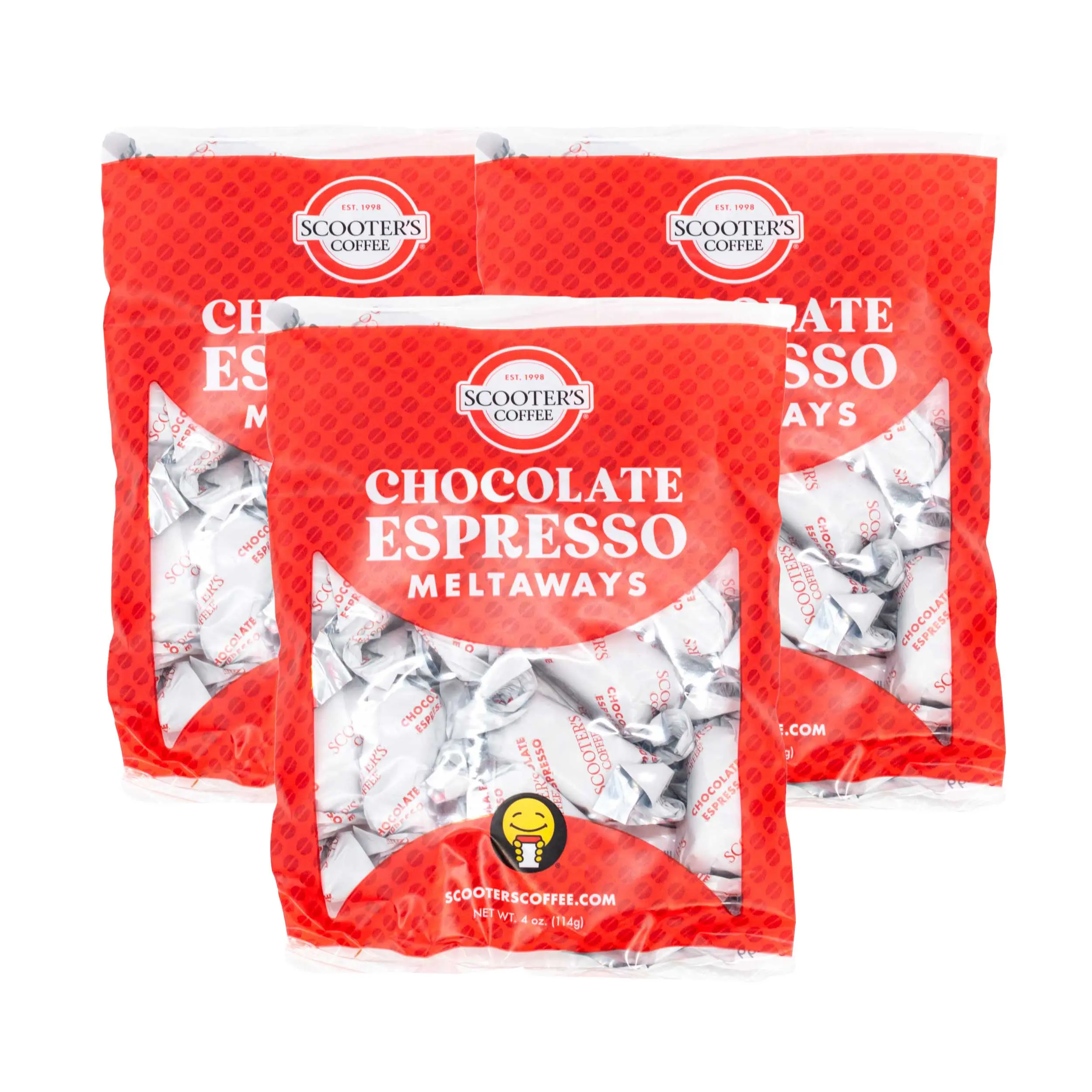 IN-STORE PICKUP ONLY | Scooters Espresso Coffee Meltaways | Pack of 3 | 4 oz | Baker's Candies