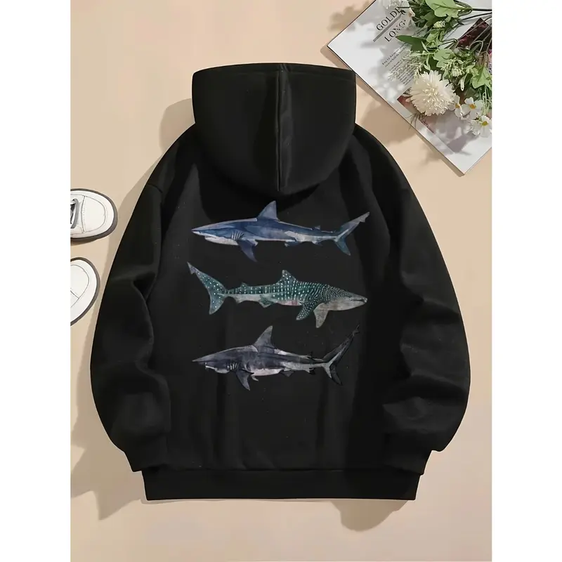 shark hoodie women - TikTok Shop