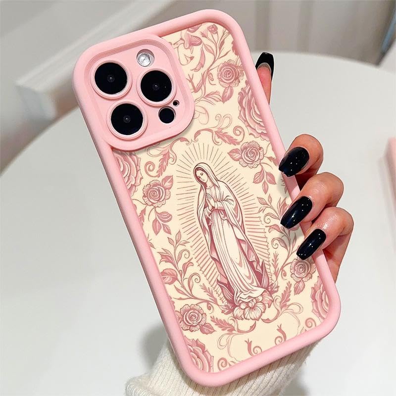 Virgin Mary Pattern Phone Case for iPhone 17 16 15 14 13 12 11 – Soft TPU, Fully Protected & Shockproof Cover Stylish Trendy Gift for Christian Faith Lovers! Virgin Mary Pattern Phone Case for iPhone 17 16 15 14 13 12 11 – Soft TPU, Fully Protected & Shockproof Cover Stylish Trendy Gift for Christian Faith Lovers!