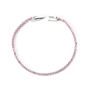 Statement Gold Pink Diamond Bracelet