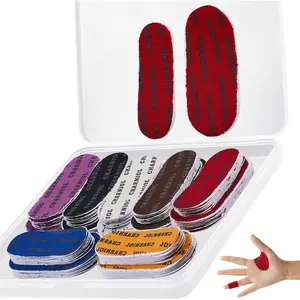 140 Pack 2 Sizes 7 Colors Elastic Bowling Thumb Finger Tape Protective Sport Accessory for Men Women Bowlers