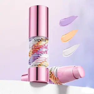 3 In 1 Face Primer, Transparent makeup base, hydrating and smoothing, evens skin tone, blurring effect, sheer natural finish