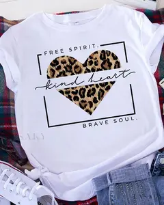 Women's Casual Short Sleeve TShirt  Fashion Designer T Shirts Cotton Graphic Tees With Women Gifts  Ideal for Casual Attire Summer Top-ZJF0675 summer  clothes